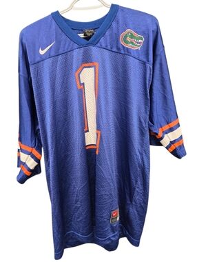 VINTAGE Nike Florida Gators #1 Men's Jersey Medium Blue